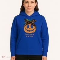 Coolest Pumpkin In The Patch Jackolantern Leopard Head Scarf Cool Gift Hoodie thumb 5