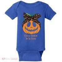 Coolest Pumpkin In The Patch Jackolantern Leopard Head Scarf Cool Gift Baby Bodysuit thumb 0