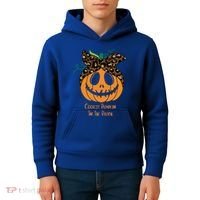 Coolest Pumpkin In The Patch Jackolantern Leopard Head Scarf Cool Gift Kids Hoodie thumb 4