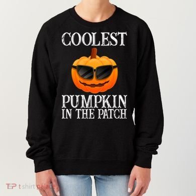 Coolest Pumpkin In The Patch Funny Halloween Women's Sweatshirt
