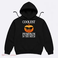 Coolest Pumpkin In The Patch Funny Halloween Hoodie thumb 0