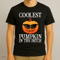 Coolest Pumpkin In The Patch Funny Halloween T-Shirt thumb 3