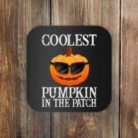 Coolest Pumpkin In The Patch Funny Halloween Coaster thumb 0