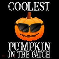Coolest Pumpkin In The Patch Funny Halloween Women's Hoodie thumb 2