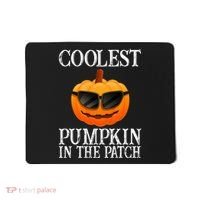 Coolest Pumpkin In The Patch Funny Halloween Mousepad thumb 0