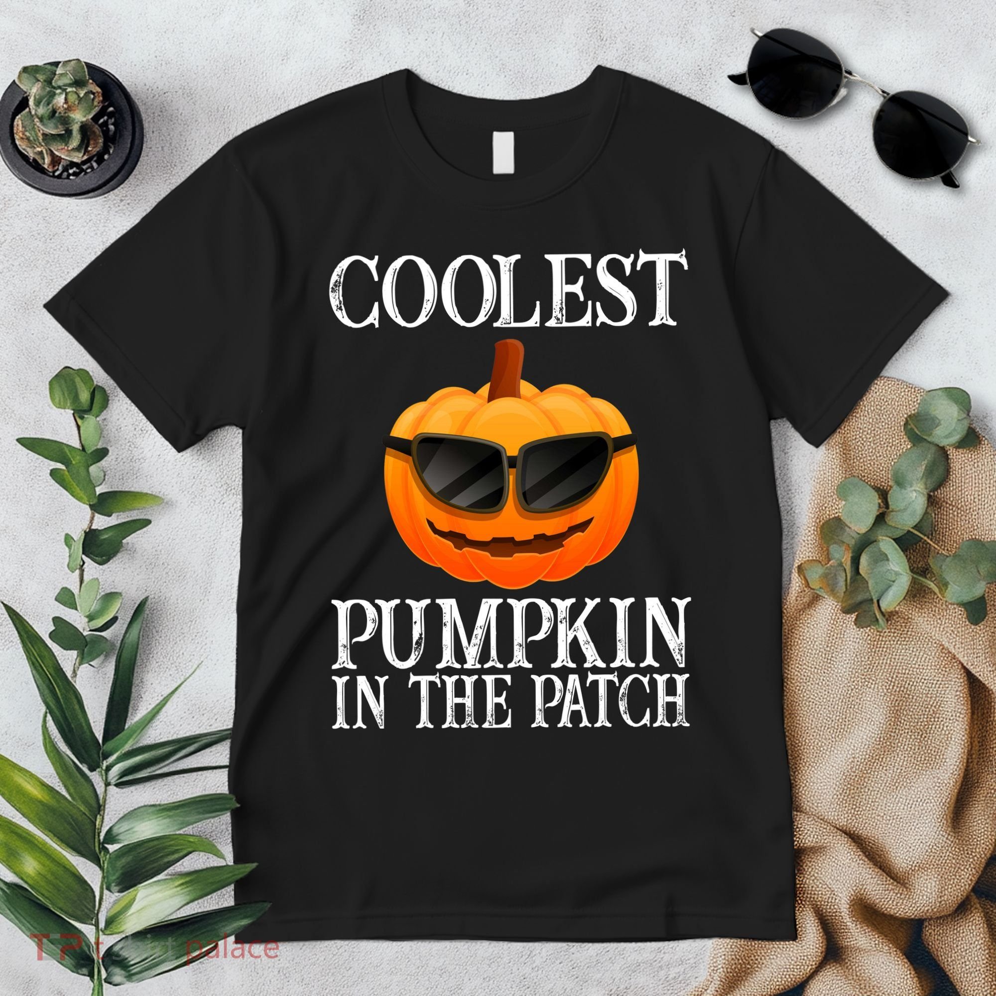 Coolest Pumpkin In The Patch Funny Halloween Premium T-Shirt