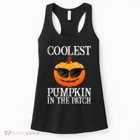Coolest Pumpkin In The Patch Funny Halloween Women's Tank Top thumb 0