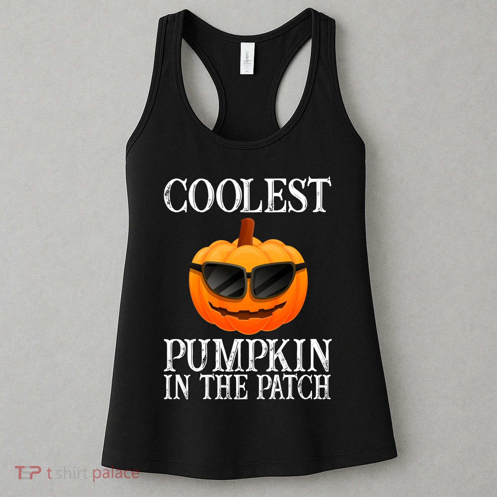 Coolest Pumpkin In The Patch Funny Halloween Women's Tank Top