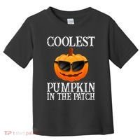 Coolest Pumpkin In The Patch Funny Halloween Toddler T-Shirt thumb 0
