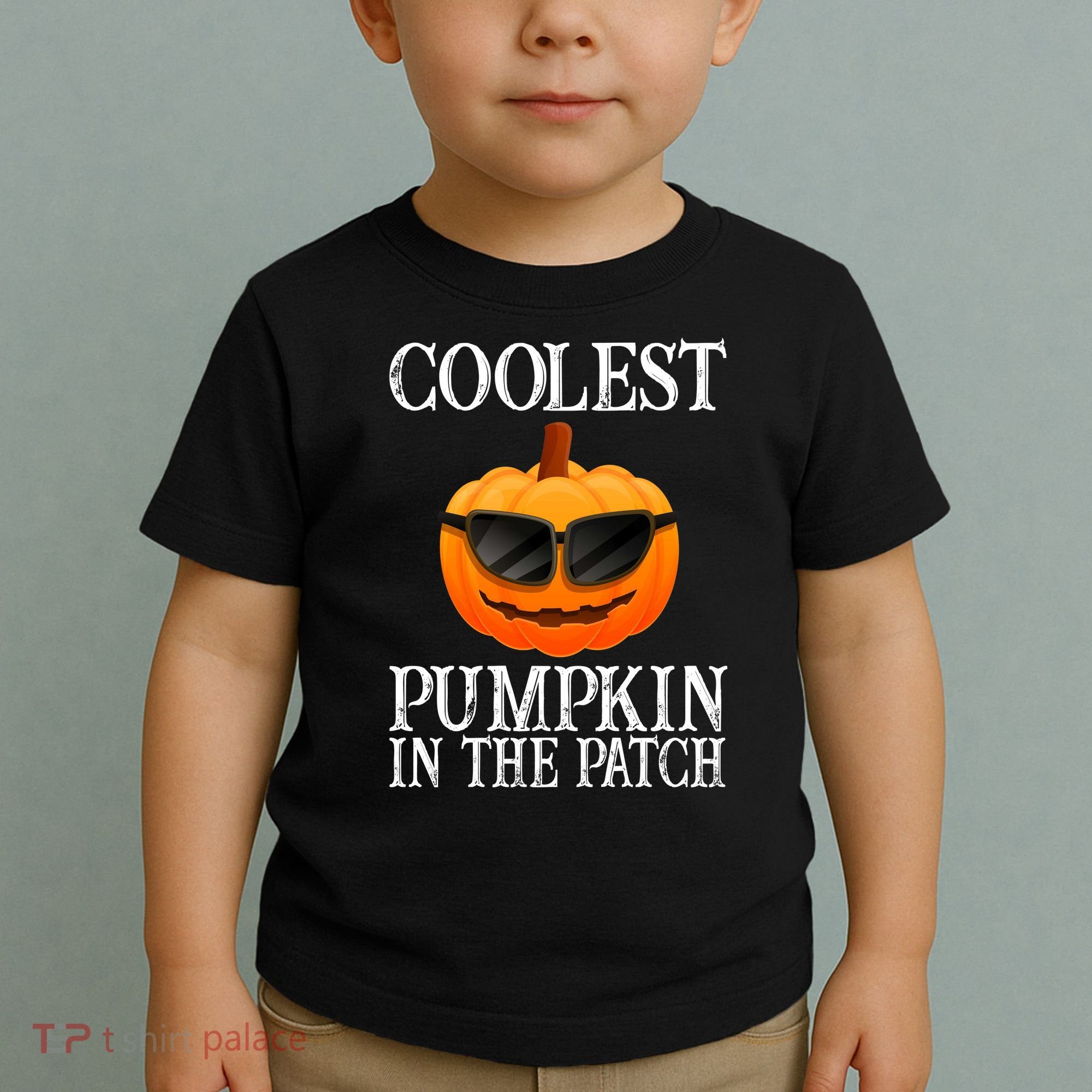 Coolest Pumpkin In The Patch Funny Halloween Toddler T-Shirt