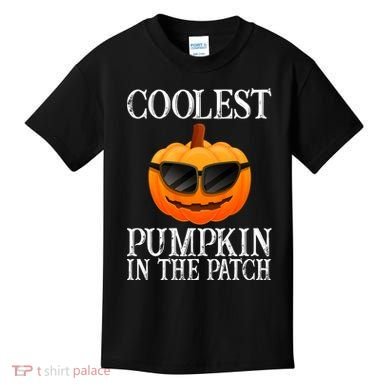 Coolest Pumpkin In The Patch Funny Halloween Kids T-Shirt