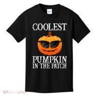 Coolest Pumpkin In The Patch Funny Halloween Kids T-Shirt thumb 0