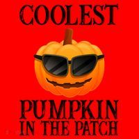 Coolest Pumpkin In The Patch Funny Halloween Santa Hat thumb 1