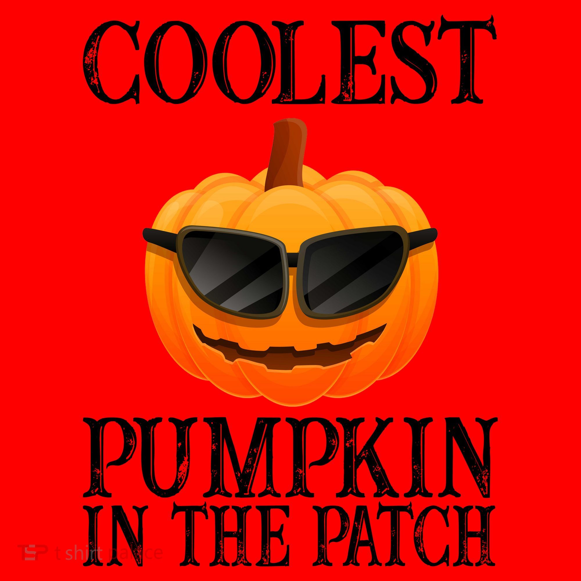 Coolest Pumpkin In The Patch Funny Halloween Santa Hat