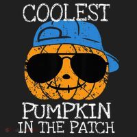 Coolest Pumpkin In The Patch Halloween Beanie thumb 2