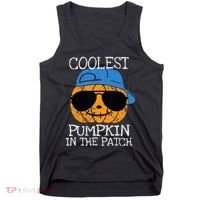 Coolest Pumpkin In The Patch Halloween Tank Top thumb 0