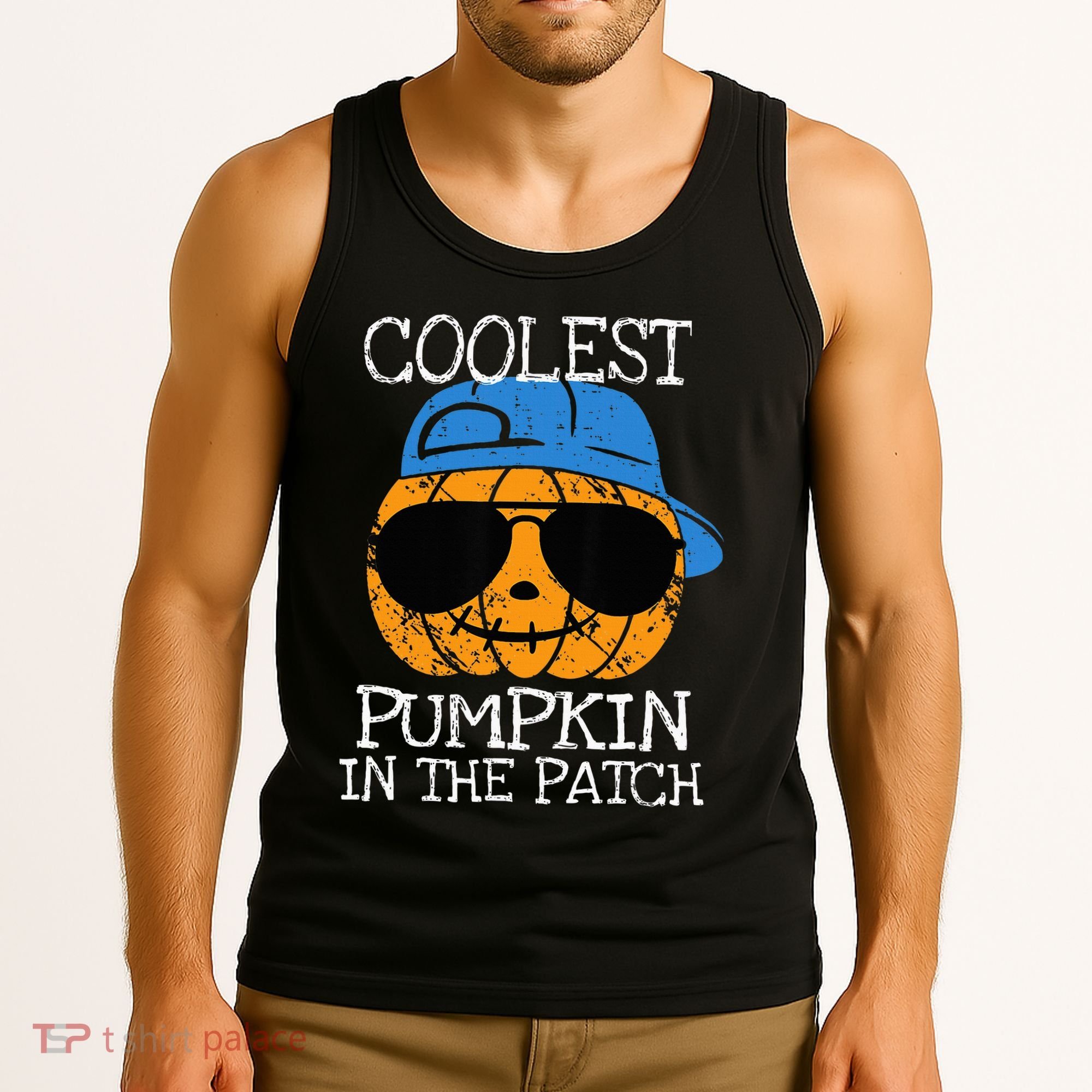Coolest Pumpkin In The Patch Halloween Tank Top