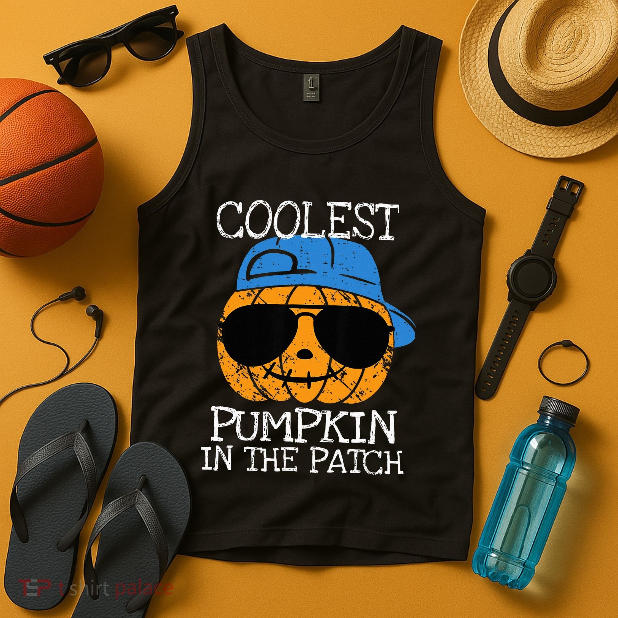 Coolest Pumpkin In The Patch Halloween Tank Top