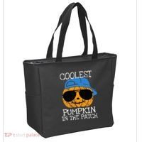 Coolest Pumpkin In The Patch Halloween Tote Bag thumb 2
