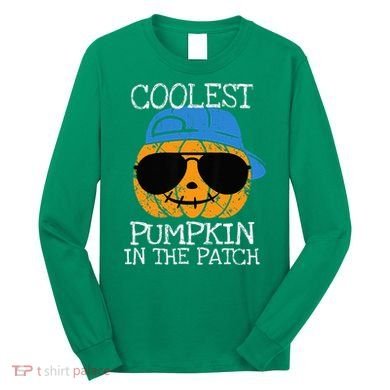 Coolest Pumpkin In The Patch Halloween Long Sleeve Shirt