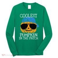 Coolest Pumpkin In The Patch Halloween Long Sleeve Shirt thumb 0