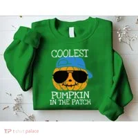 Coolest Pumpkin In The Patch Halloween Sweatshirt thumb 2