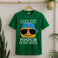 Coolest Pumpkin In The Patch Halloween T-Shirt thumb 2