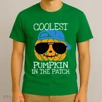 Coolest Pumpkin In The Patch Halloween T-Shirt thumb 3