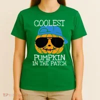 Coolest Pumpkin In The Patch Halloween T-Shirt thumb 4