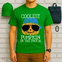 Coolest Pumpkin In The Patch Halloween T-Shirt thumb 6