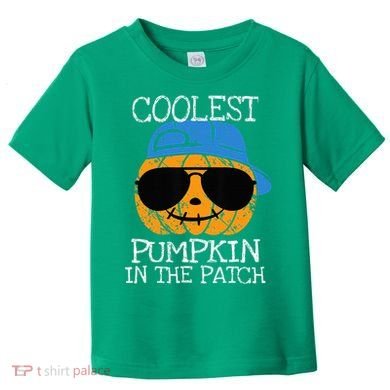 Coolest Pumpkin In The Patch Halloween Toddler T-Shirt