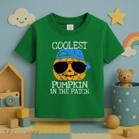 Coolest Pumpkin In The Patch Halloween Toddler T-Shirt thumb 3