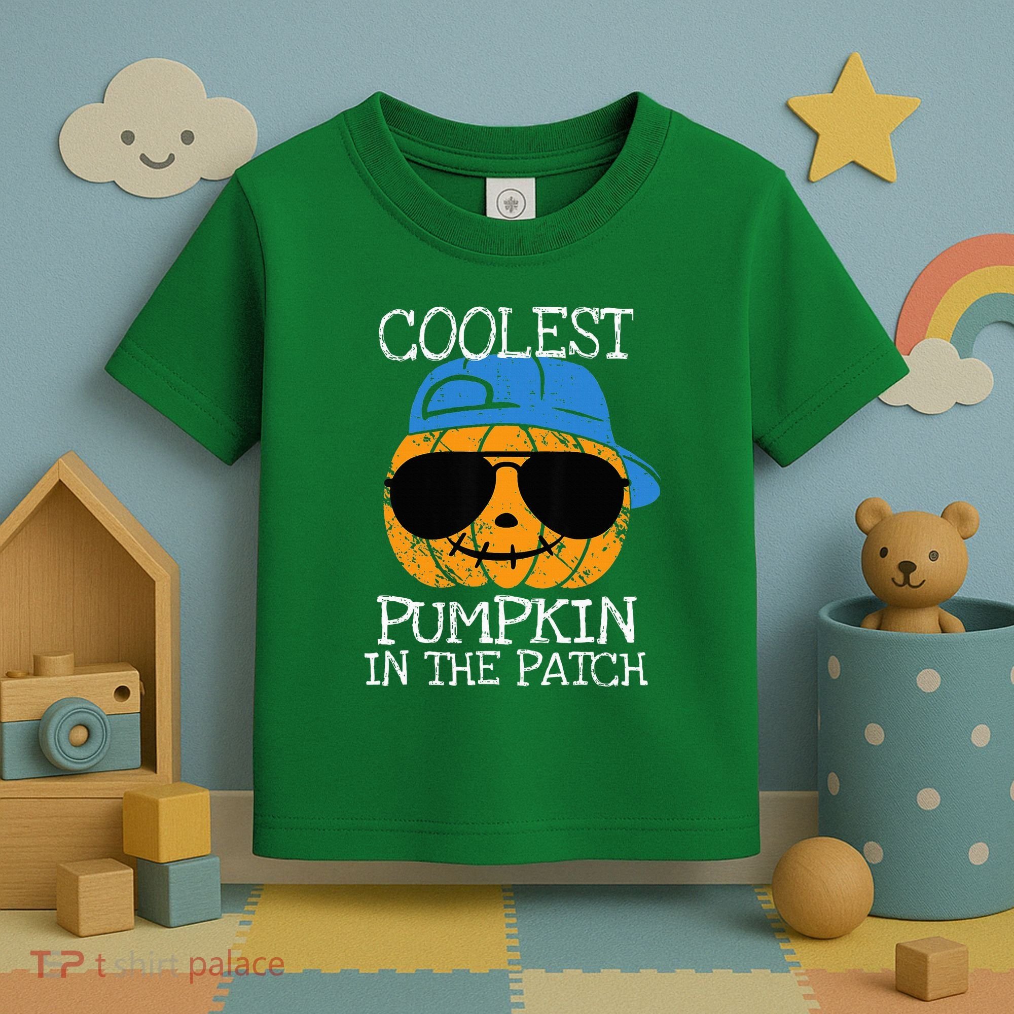 Coolest Pumpkin In The Patch Halloween Toddler T-Shirt