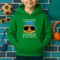 Coolest Pumpkin In The Patch Halloween Kids Hoodie thumb 2