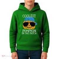 Coolest Pumpkin In The Patch Halloween Kids Hoodie thumb 4