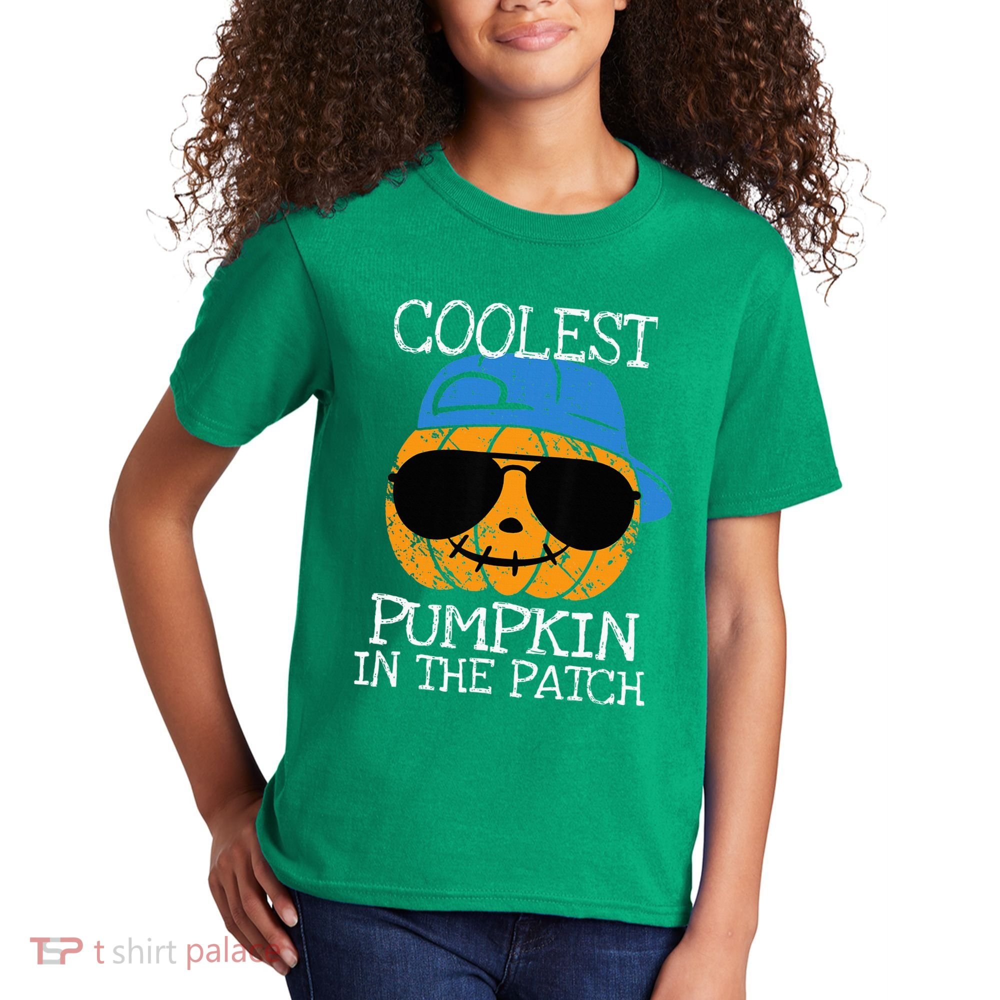 Coolest Pumpkin In The Patch Halloween Kids T-Shirt