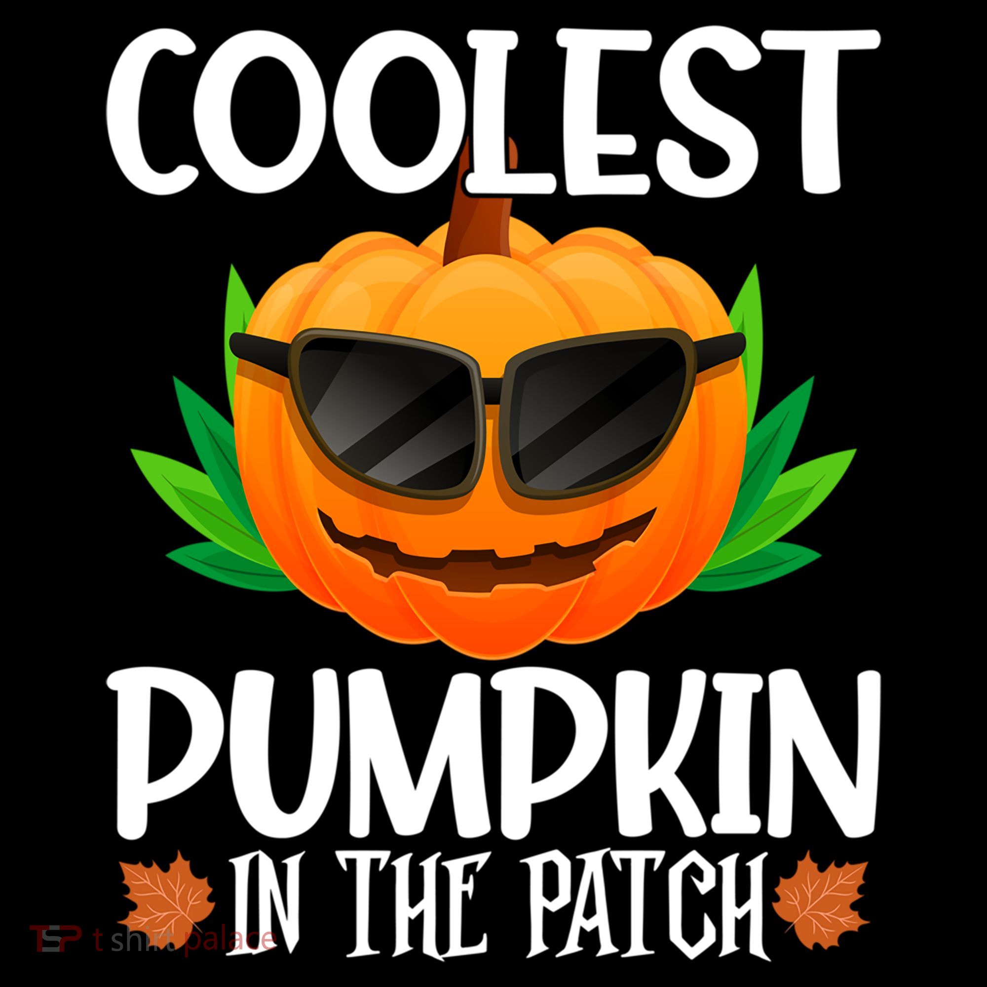 Coolest Pumpkin In The Patch Sunglasses Pumpkin Halloween Gift Women's Hoodie