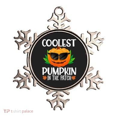Coolest Pumpkin In The Patch Sunglasses Pumpkin Halloween Gift Ornament