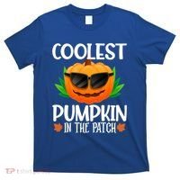 Coolest Pumpkin In The Patch Sunglasses Pumpkin Halloween Gift T-Shirt thumb 0