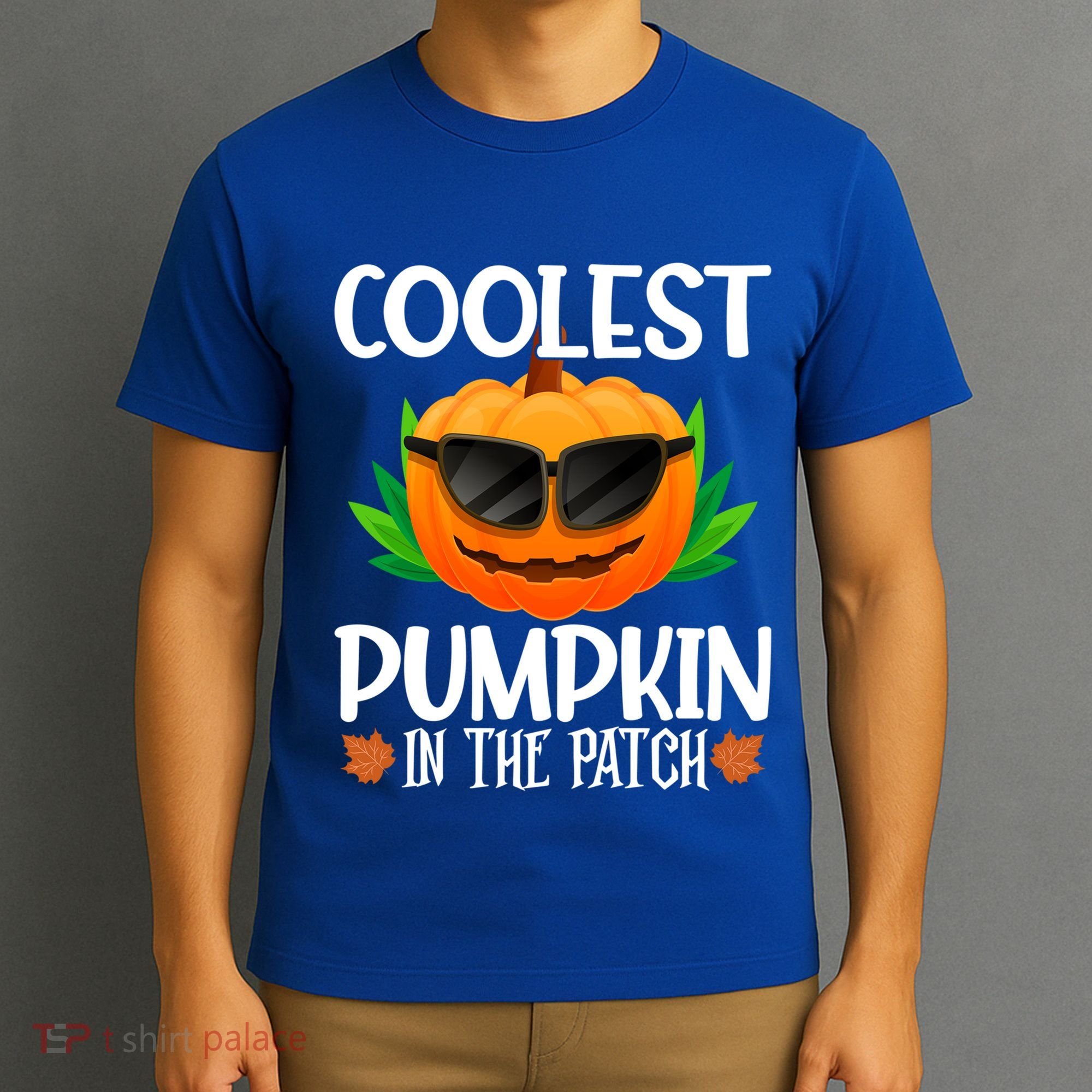 Coolest Pumpkin In The Patch Sunglasses Pumpkin Halloween Gift T-Shirt