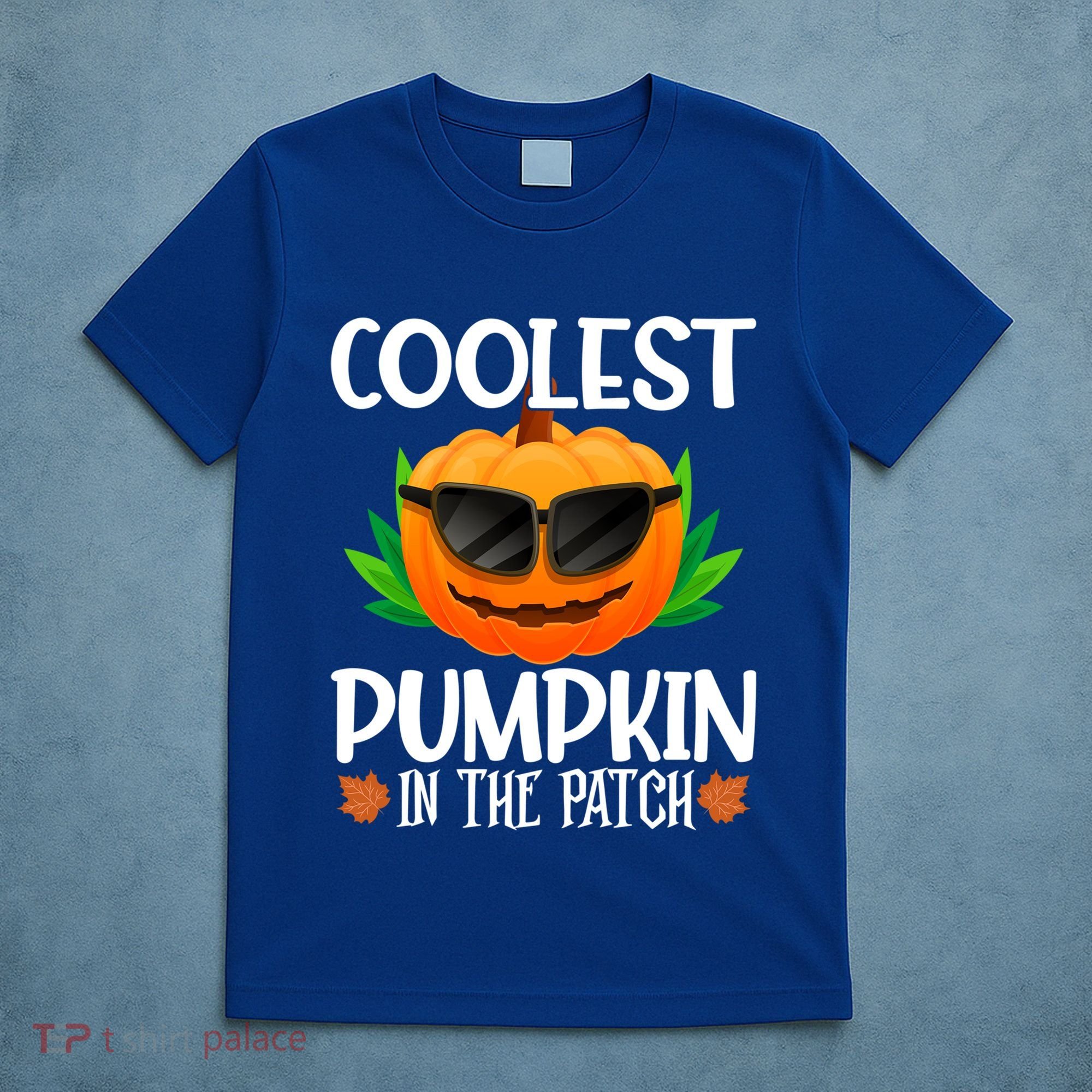 Coolest Pumpkin In The Patch Sunglasses Pumpkin Halloween Gift T-Shirt