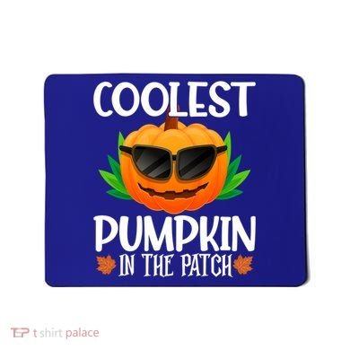 Coolest Pumpkin In The Patch Sunglasses Pumpkin Halloween Gift Mousepad