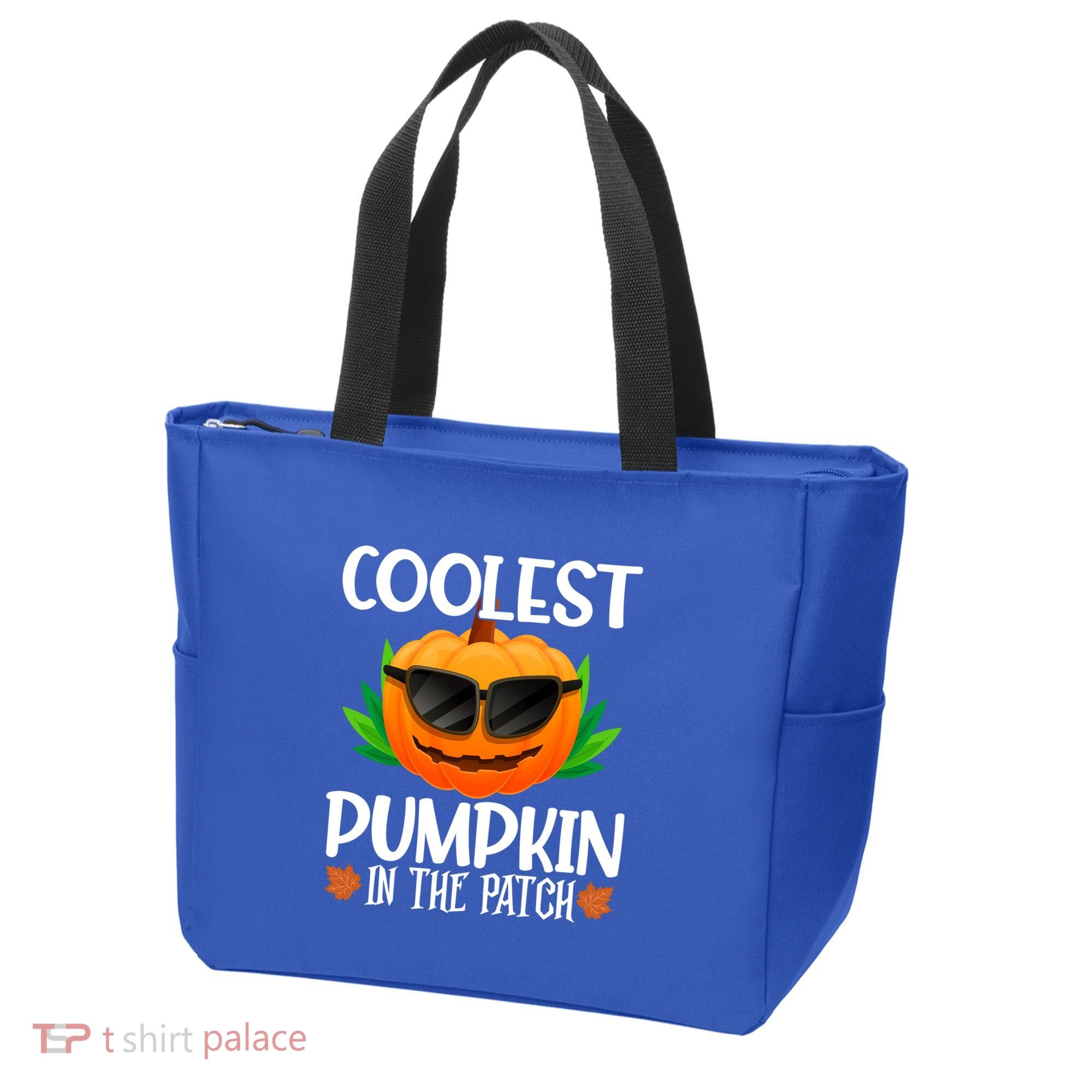 Coolest Pumpkin In The Patch Sunglasses Pumpkin Halloween Gift Tote Bag