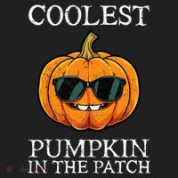 Coolest Pumpkin In The Patch Halloween Beanie thumb 2