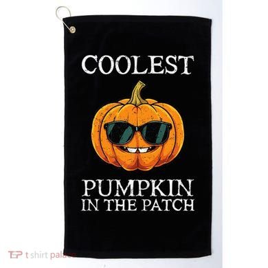 Coolest Pumpkin In The Patch Halloween Golf Towel