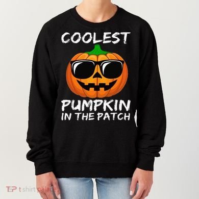Coolest Pumpkin In The Patch Funny Halloween Women's Sweatshirt