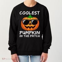 Coolest Pumpkin In The Patch Funny Halloween Women's Sweatshirt thumb 0