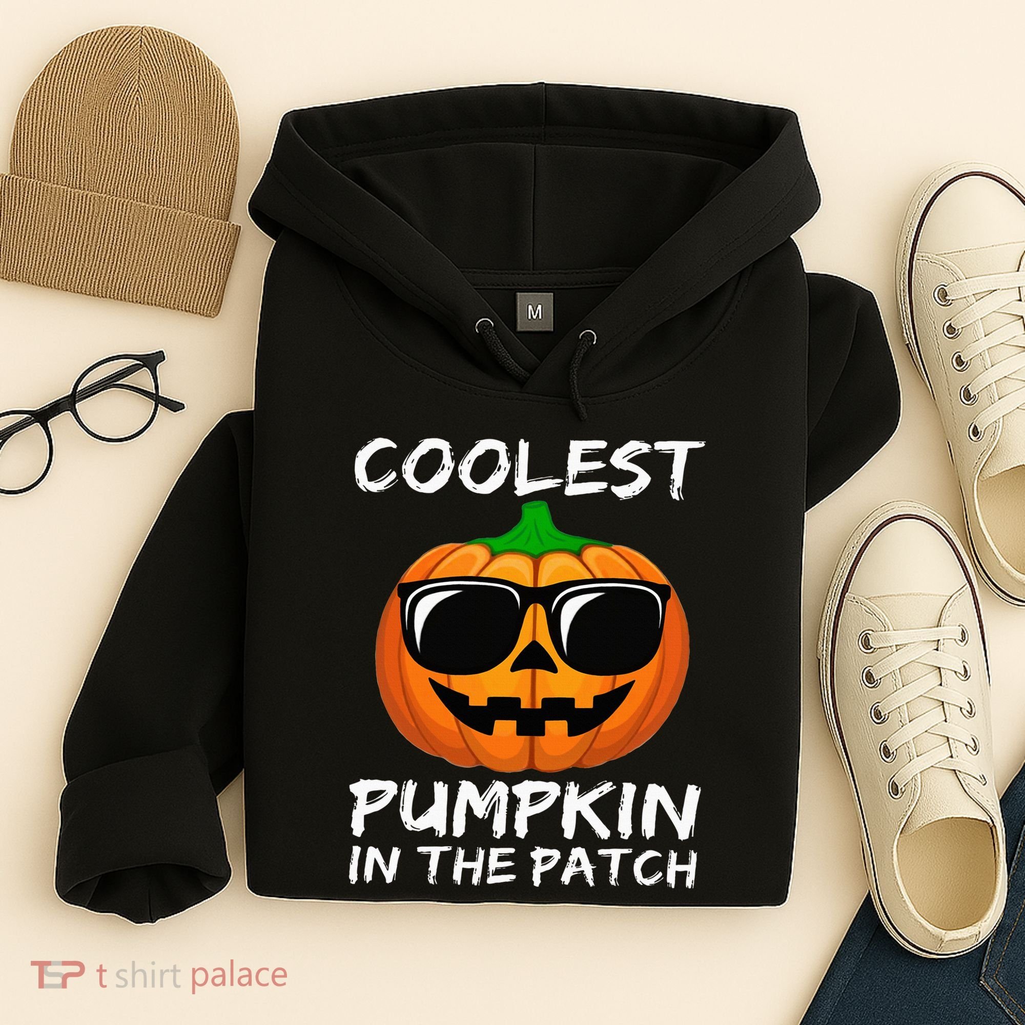 Coolest Pumpkin In The Patch Funny Halloween Hoodie