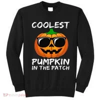 Coolest Pumpkin In The Patch Funny Halloween Sweatshirt thumb 0