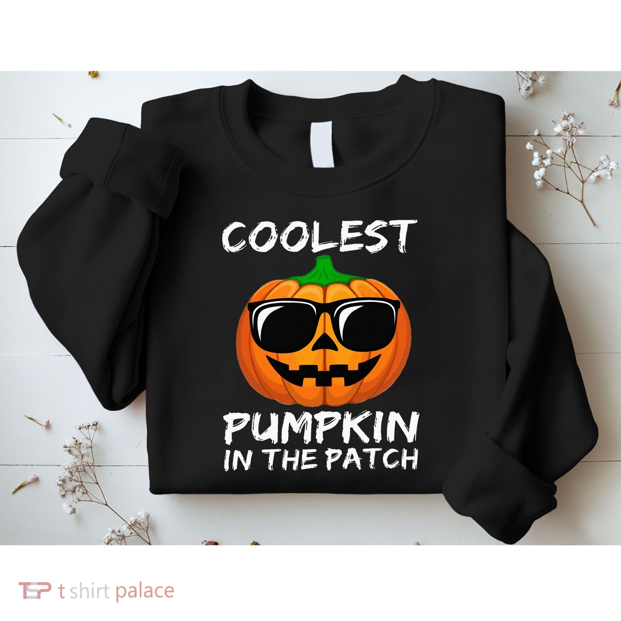 Coolest Pumpkin In The Patch Funny Halloween Sweatshirt
